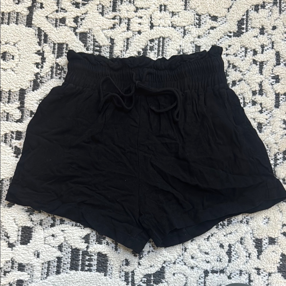 Black Women's Petal & Pup Shorts
